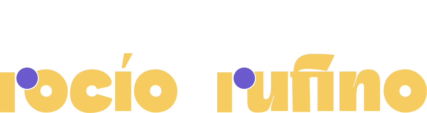 logotipo naranja acento morado